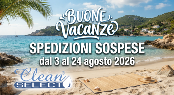 Spedizioni sospese dal 3 al 24 agosto 2026